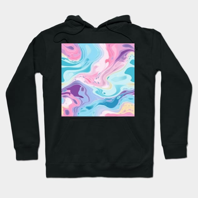 Abstract oil and water mix background Hoodie by Russell102